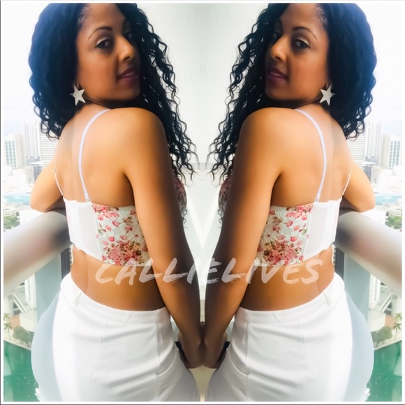 Stasia Dainty: Minty Fresh Floral Bralette Pastel - Picture 3 of 8